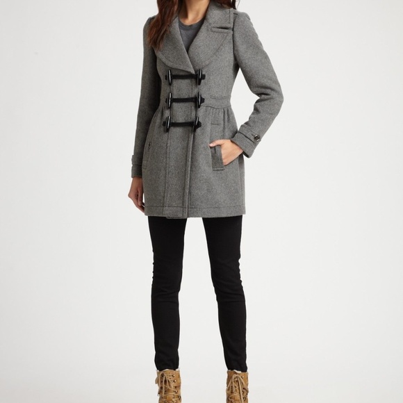 grey burberry jacket